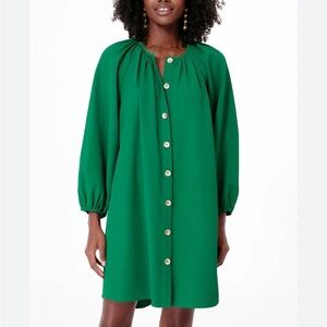 Tuckernuck POMANDER PLACE Palmetto Clarke Dress Emerald Green Scoop Neck Sz XXL